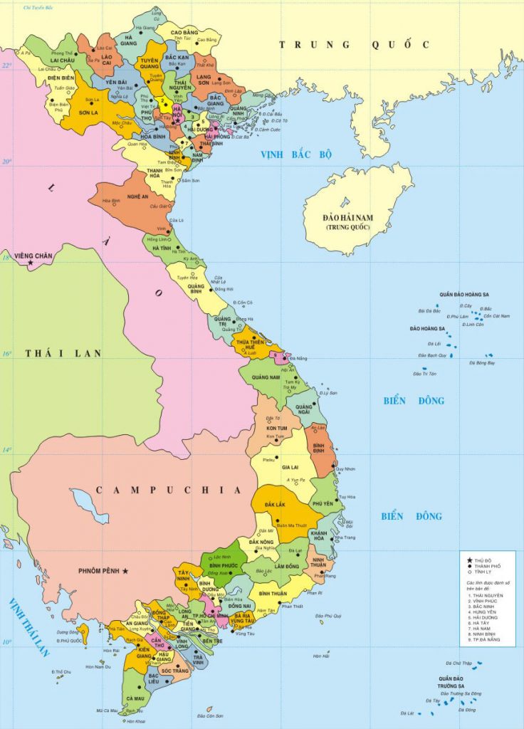 Bản đồ Việt nam